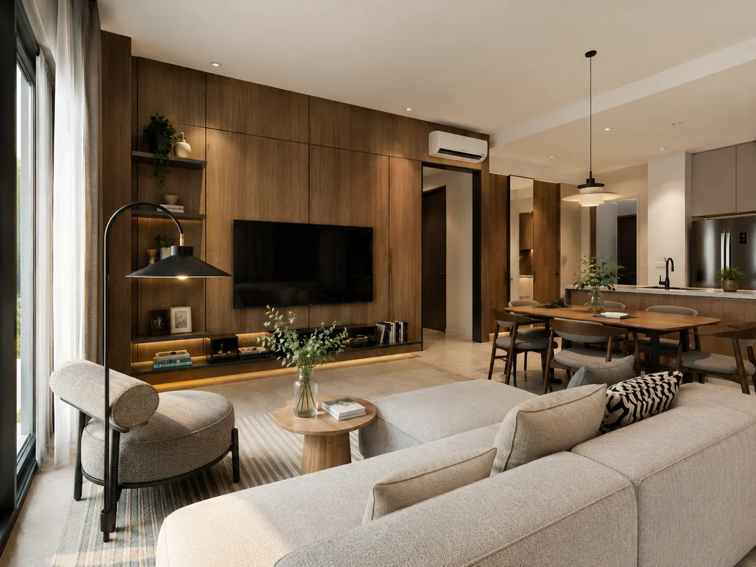 Light-filled residence interior