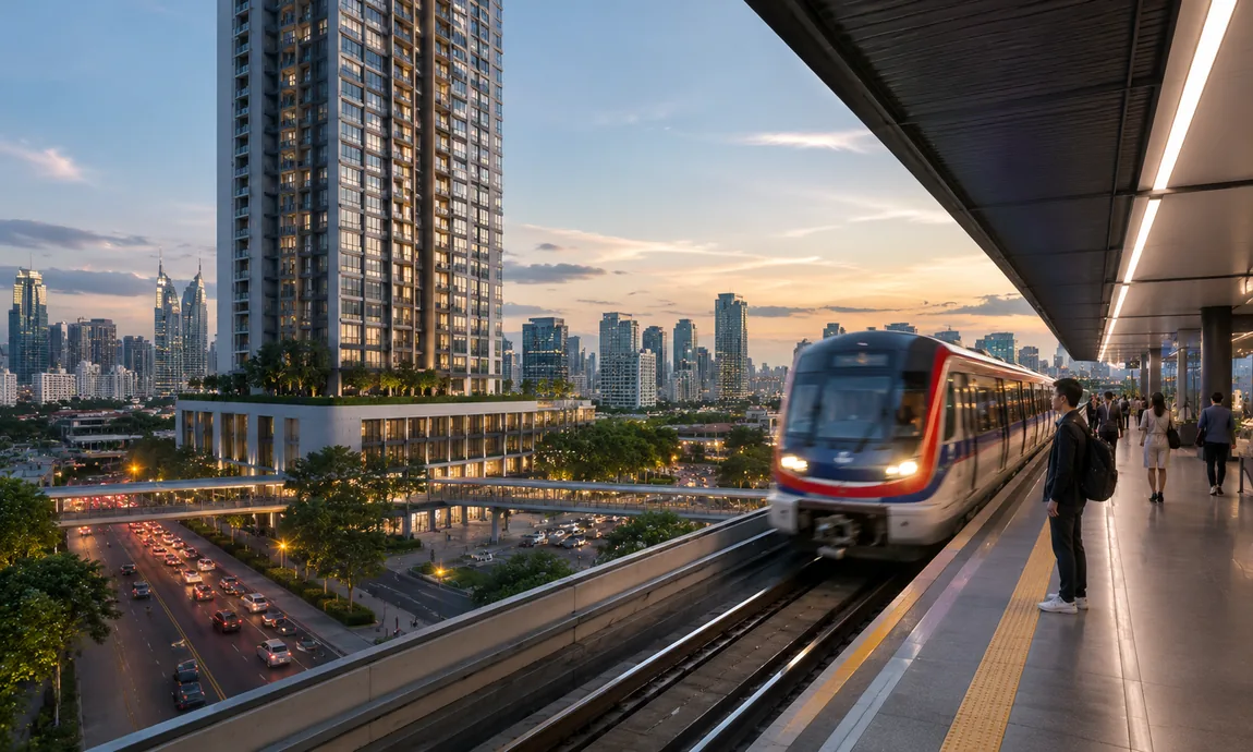 Rail connectivity near the residence
